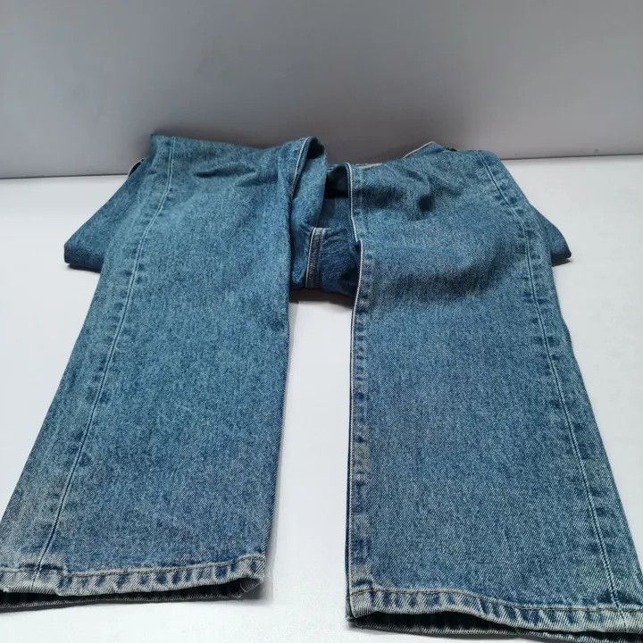 Off-White Off-White Logo Straight Leg Denim Jeans 0079 Size US 33 - 11 Thumbnail