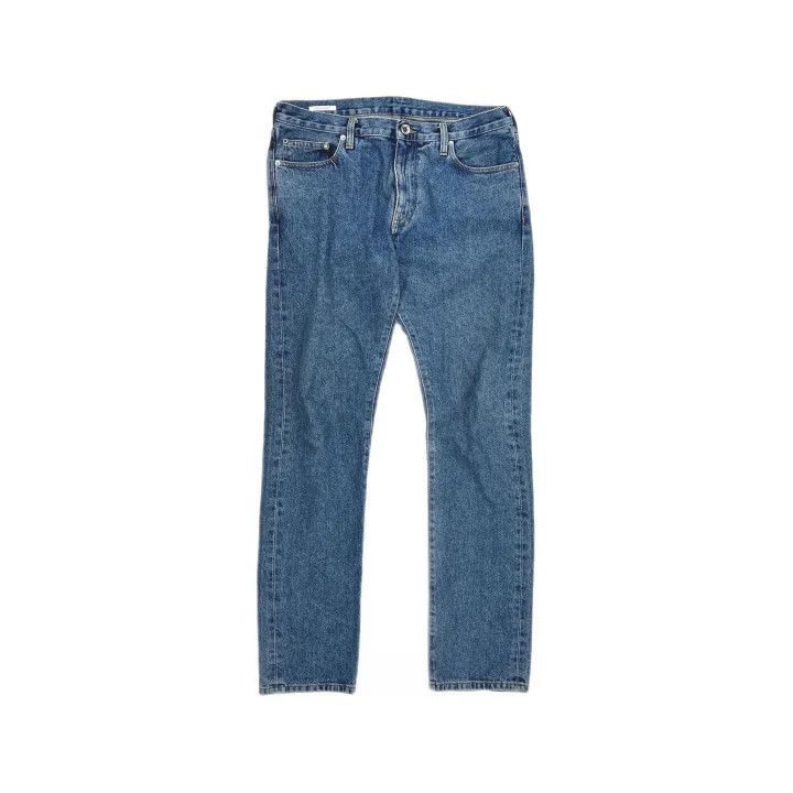 Off-White Off-White Logo Straight Leg Denim Jeans 0079 Size US 33 - 2 Thumbnail