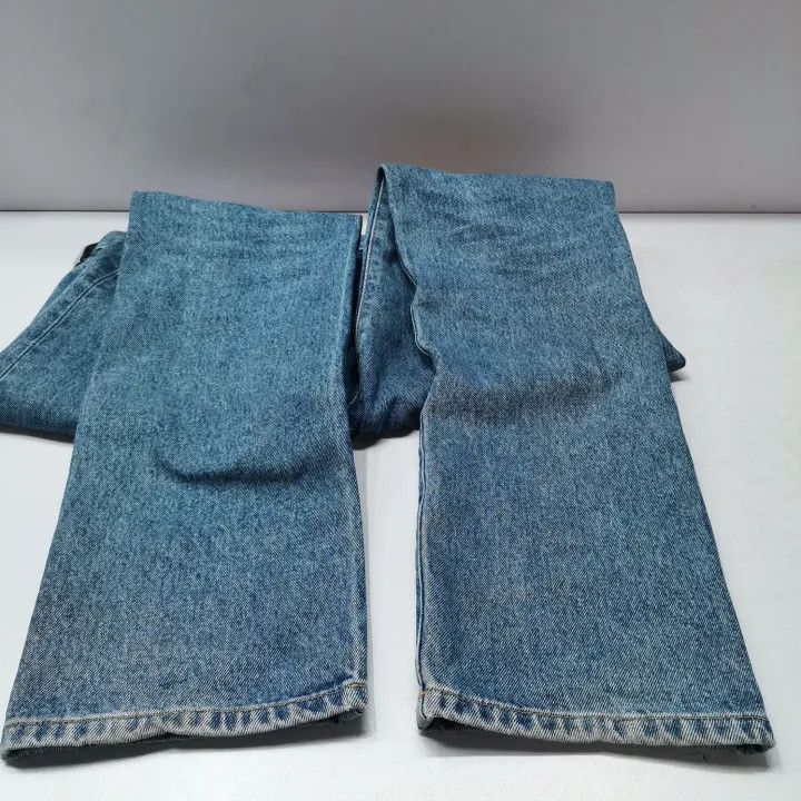 Off-White Off-White Logo Straight Leg Denim Jeans 0079 Size US 33 - 14 Thumbnail