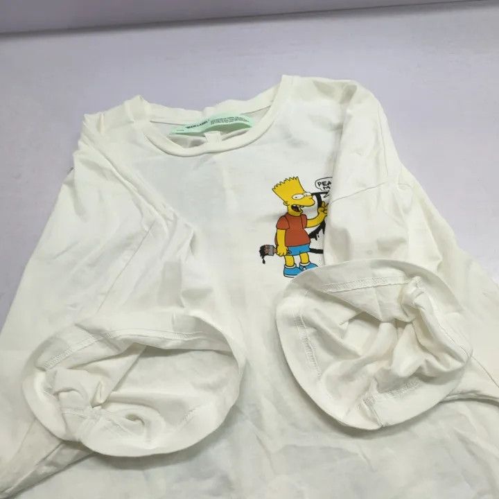 Off-White Off-White Simpsons Arrow Dissolve Short Sleeve Tee 0079 Size US XXS / EU 40 - 10 Thumbnail