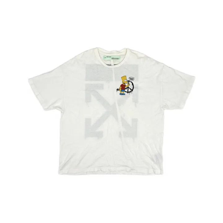Off-White Off-White Simpsons Arrow Dissolve Short Sleeve Tee 0079 Size US XXS / EU 40 - 2 Thumbnail