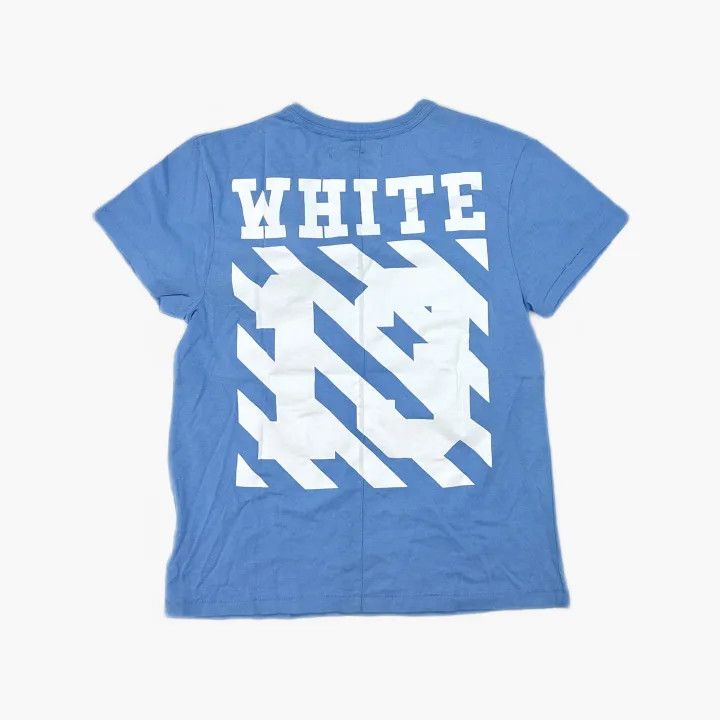 Off-White OFF-WHITE Blue Skull Oil Painting T-Shirt 0079 Size US XXS / EU 40 - 3 Thumbnail