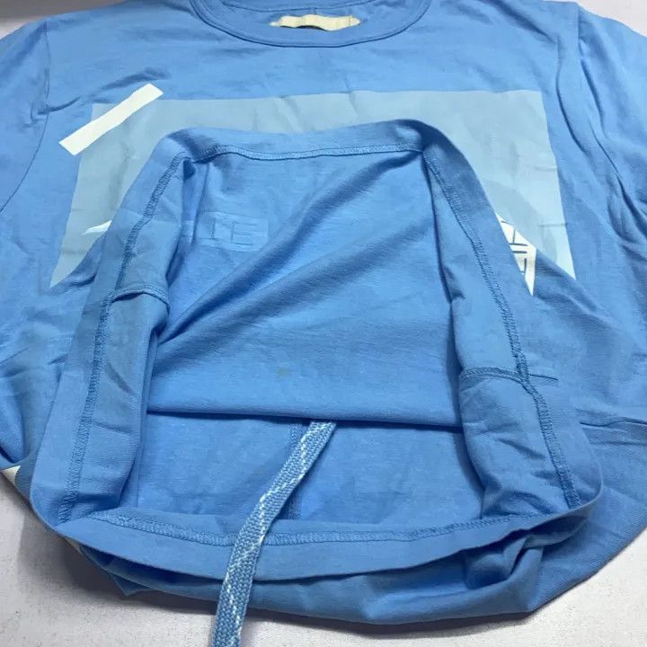 Off-White OFF-WHITE Blue Skull Oil Painting T-Shirt 0079 Size US XXS / EU 40 - 14 Thumbnail