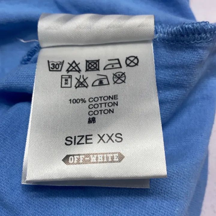 Off-White OFF-WHITE Blue Skull Oil Painting T-Shirt 0079 Size US XXS / EU 40 - 4 Thumbnail