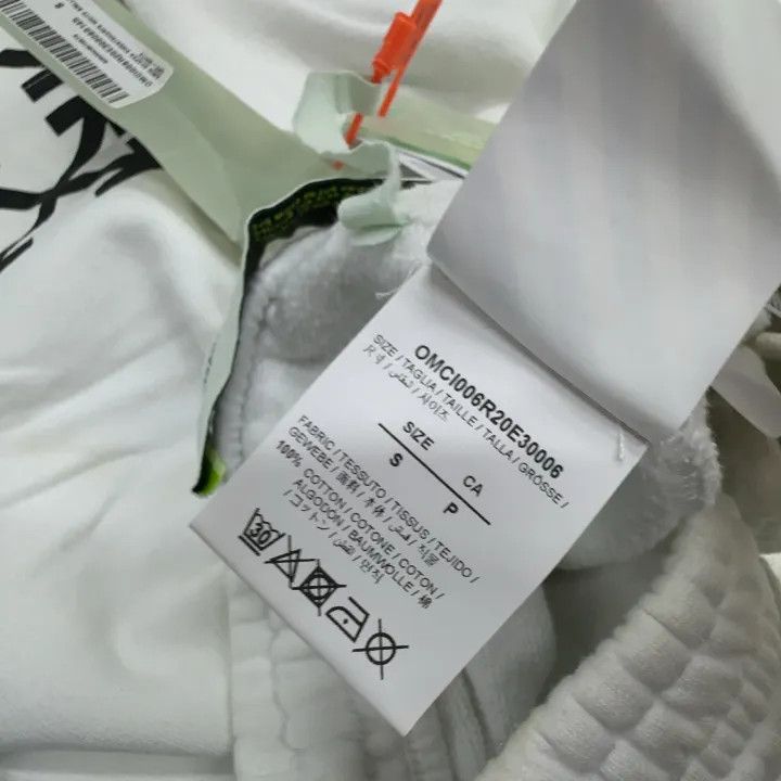 Off-White OFF-WHITE White Logo Print Casual Shorts 0079 Size US 26 / EU 42 - 3 Thumbnail