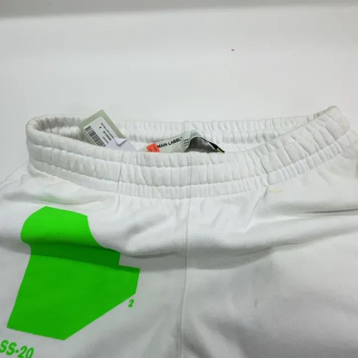 Off-White OFF-WHITE White Logo Print Casual Shorts 0079 Size US 26 / EU 42 - 5 Thumbnail