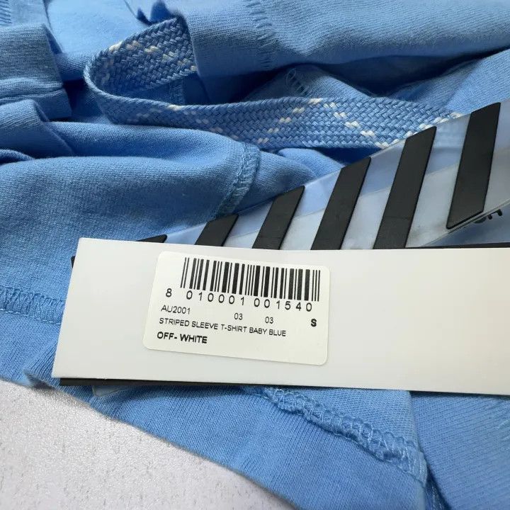 Off-White Off-White Long Sleeve Stripe T-Shirt 0079 Size US S / EU 44-46 / 1 - 4 Thumbnail