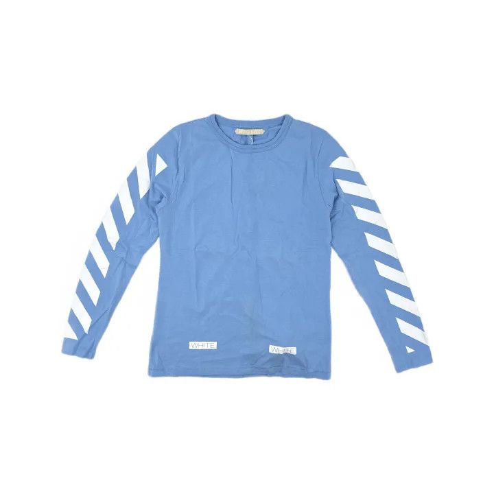 Off-White Off-White Long Sleeve Stripe T-Shirt 0079 Size US S / EU 44-46 / 1 - 2 Thumbnail
