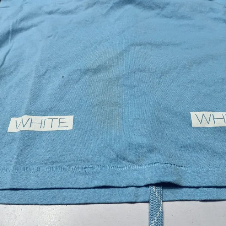 Off-White Off-White C/O Long Sleeve Striped T-Shirt 0079 Size US S / EU 44-46 / 1 - 11 Thumbnail
