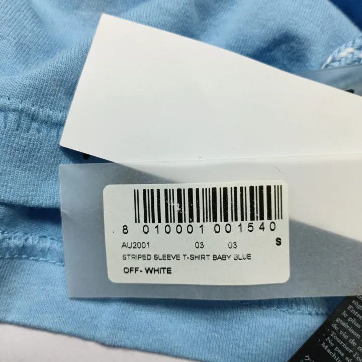 Off-White Off-White C/O Long Sleeve Striped T-Shirt 0079 Size US S / EU 44-46 / 1 - 4 Thumbnail