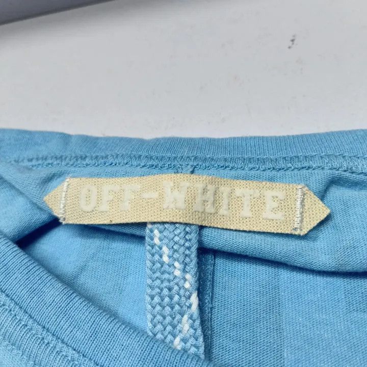 Off-White Off-White C/O Long Sleeve Striped T-Shirt 0079 Size US S / EU 44-46 / 1 - 3 Thumbnail