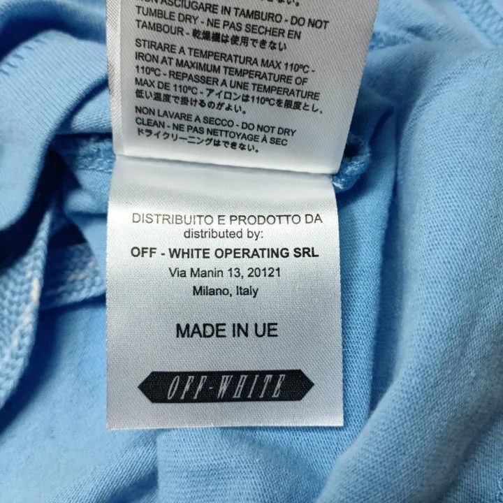 Off-White Off-White C/O Long Sleeve Striped T-Shirt 0079 Size US S / EU 44-46 / 1 - 6 Thumbnail