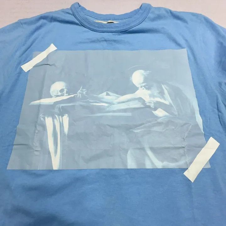 Off-White Off-White Skeleton Oil Painting T-Shirt 0079 Size US XXS / EU 40 - 11 Thumbnail