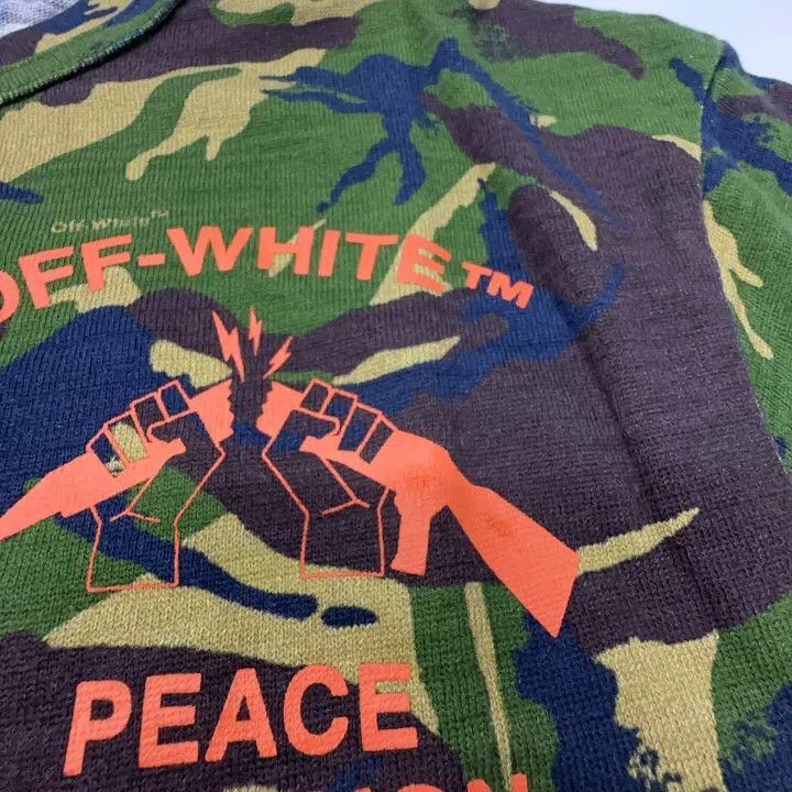 Off-White Off-White Camouflage Print Short Sleeve T-Shirt 0079 Size US XL / EU 56 / 4 - 6 Thumbnail
