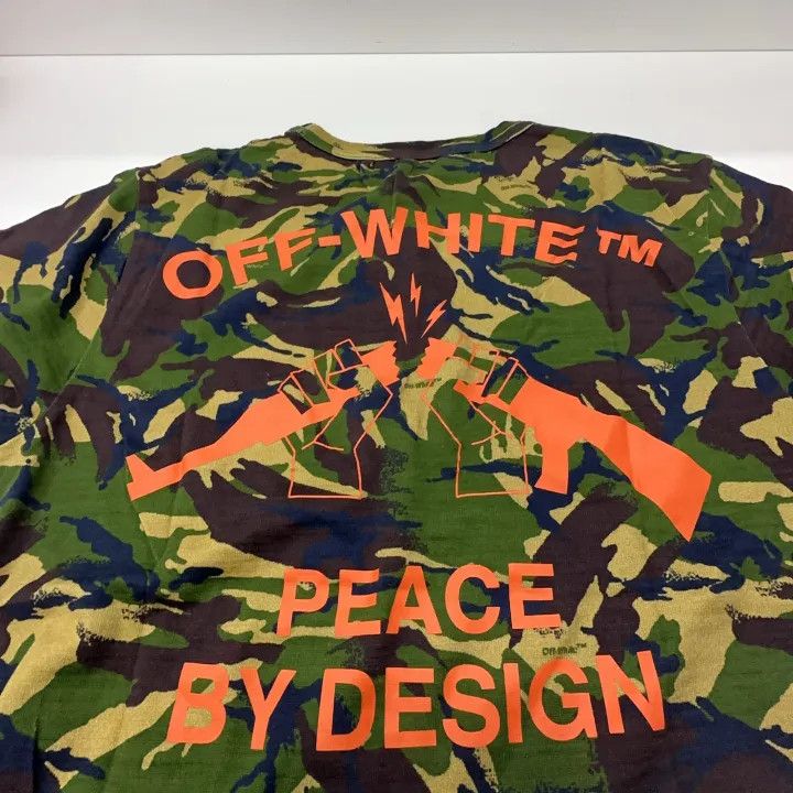 Off-White Off-White Camouflage Print Short Sleeve T-Shirt 0079 Size US XL / EU 56 / 4 - 5 Thumbnail