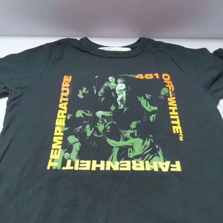 Off-White Off-White Fahrenheit Short Sleeve T-Shirt 0079 Size US S / EU 44-46 / 1 - 8 Thumbnail
