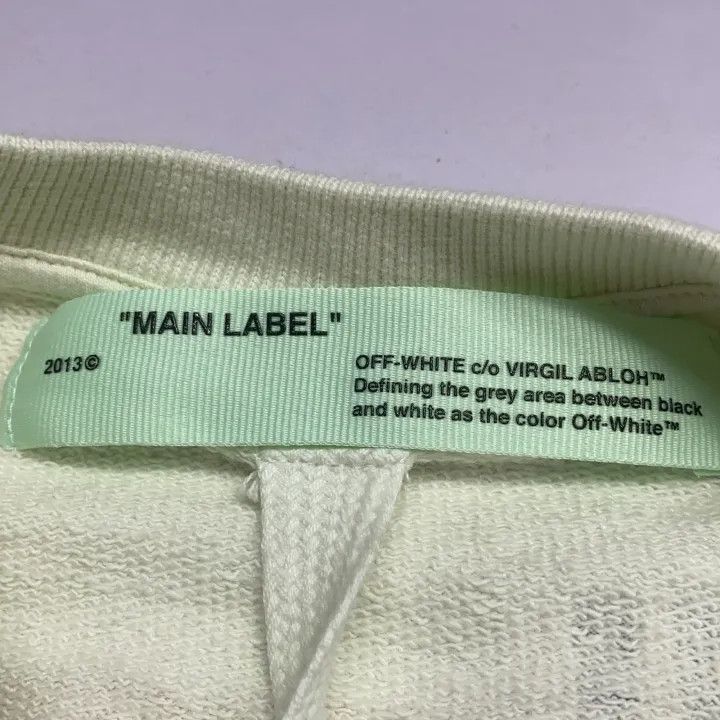 Off-White Off-White SS19 Logo Printed Sweatshirt for Men 0079 Size US S / EU 44-46 / 1 - 4 Thumbnail