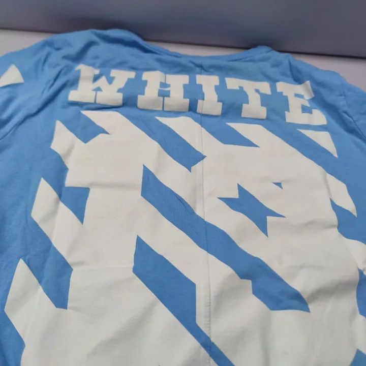 Off-White Off-White C/O Initial Religious Striped Long Sleeve T-Shirt 0079 Size US S / EU 44-46 / 1 - 6 Thumbnail