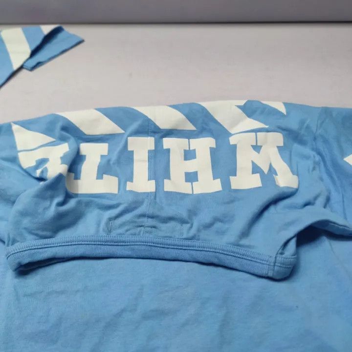 Off-White Off-White C/O Initial Religious Striped Long Sleeve T-Shirt 0079 Size US S / EU 44-46 / 1 - 8 Thumbnail