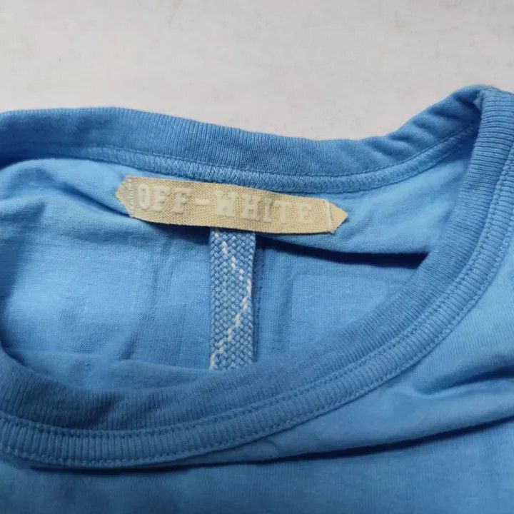 Off-White Off-White C/O Initial Religious Striped Long Sleeve T-Shirt 0079 Size US S / EU 44-46 / 1 - 3 Thumbnail