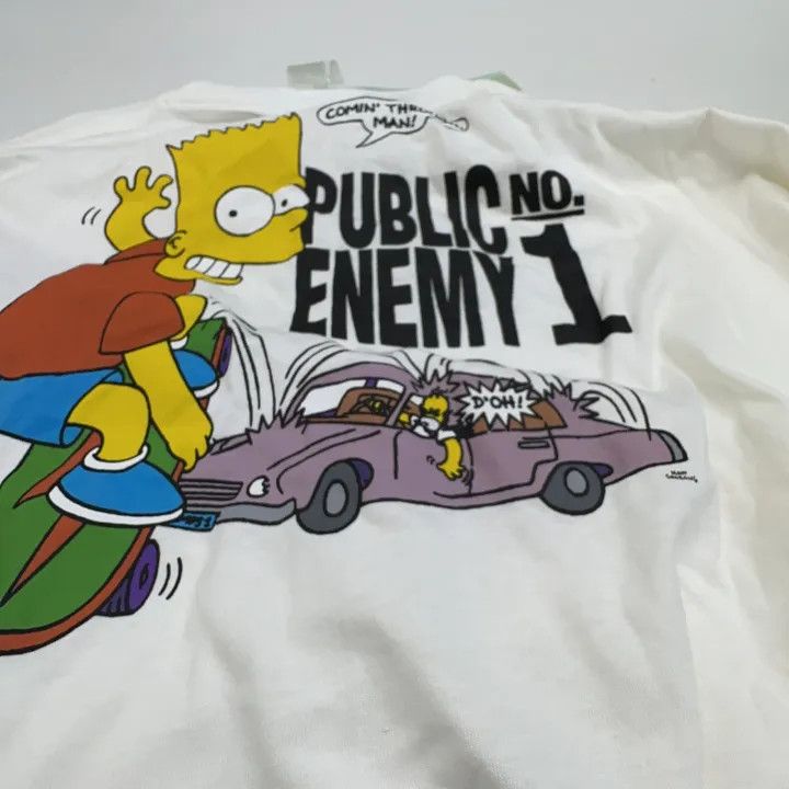 Off-White Off-White Bart Simpson Oversized T-Shirt 0079 Size US XS / EU 42 / 0 - 7 Thumbnail