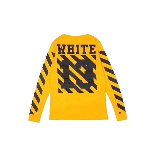 Off-White OFF-WHITE Long Sleeve Yellow T-Shirt for Everyone 0079 Size US S / EU 44-46 / 1 - 2 Thumbnail