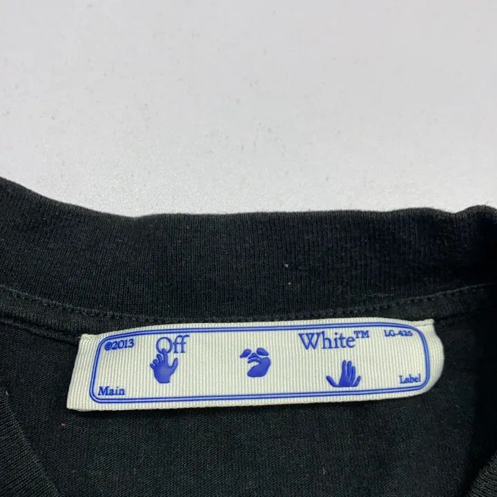 Off-White Off-White Black Short Sleeve T-Shirt with Arrow Design 0079 Size US S / EU 44-46 / 1 - 4 Thumbnail