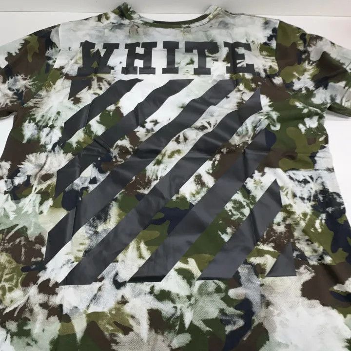 Off-White Off-White Camo Print Short Sleeve T-Shirt 0079 Size US S / EU 44-46 / 1 - 5 Thumbnail