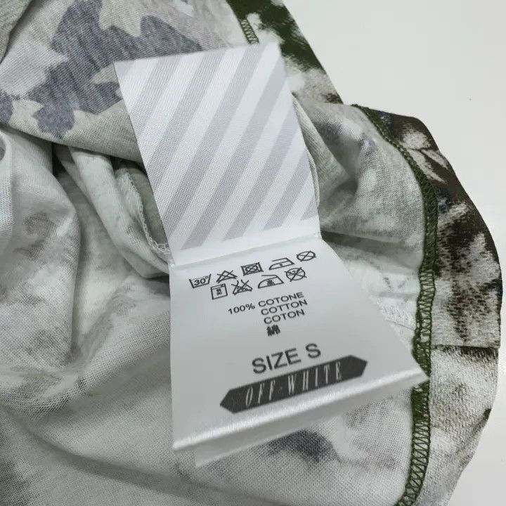 Off-White Off-White Camo Print Short Sleeve T-Shirt 0079 Size US S / EU 44-46 / 1 - 4 Thumbnail