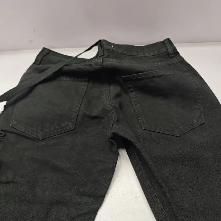 Off-White Off-White Distressed Slim Fit Black Jeans 0079 Size US 31 - 7 Thumbnail