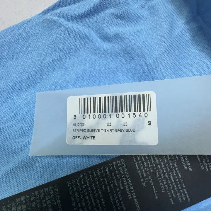 Off-White Off-White Long Sleeve Striped T-Shirt for Unisex 0079 Size US S / EU 44-46 / 1 - 4 Thumbnail