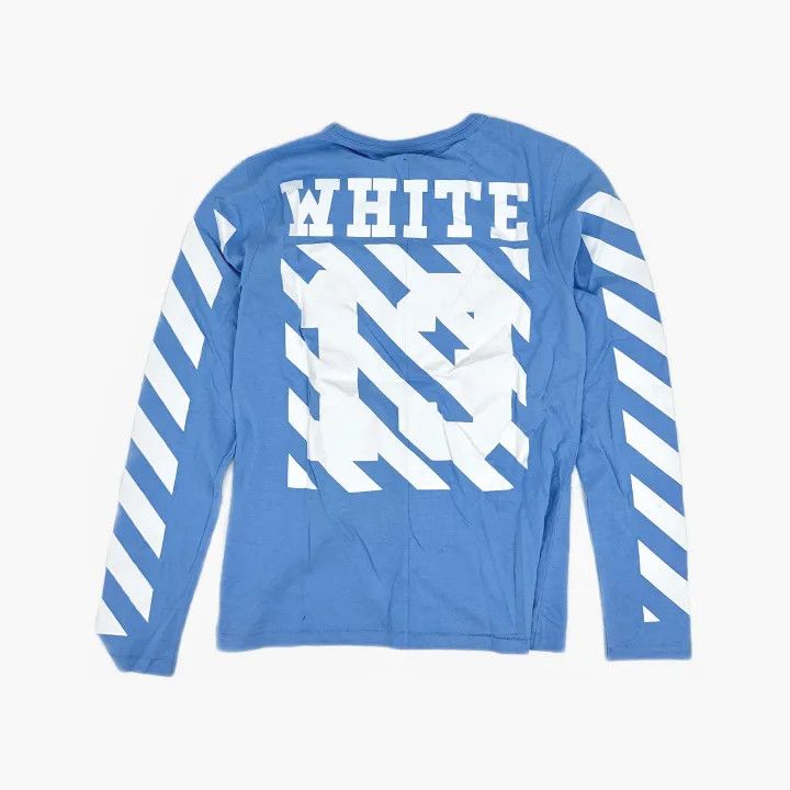 Off-White Off-White Long Sleeve Striped T-Shirt for Unisex 0079 Size US S / EU 44-46 / 1 - 3 Thumbnail
