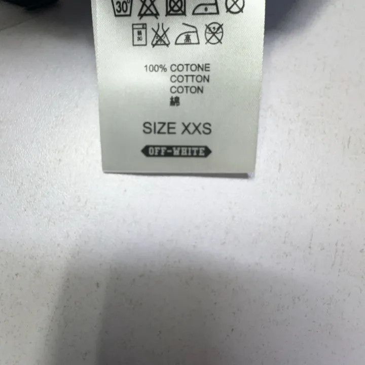 Off-White Off-White Blue Skull Painting T-Shirt 0079 Size US XXS / EU 40 - 4 Thumbnail