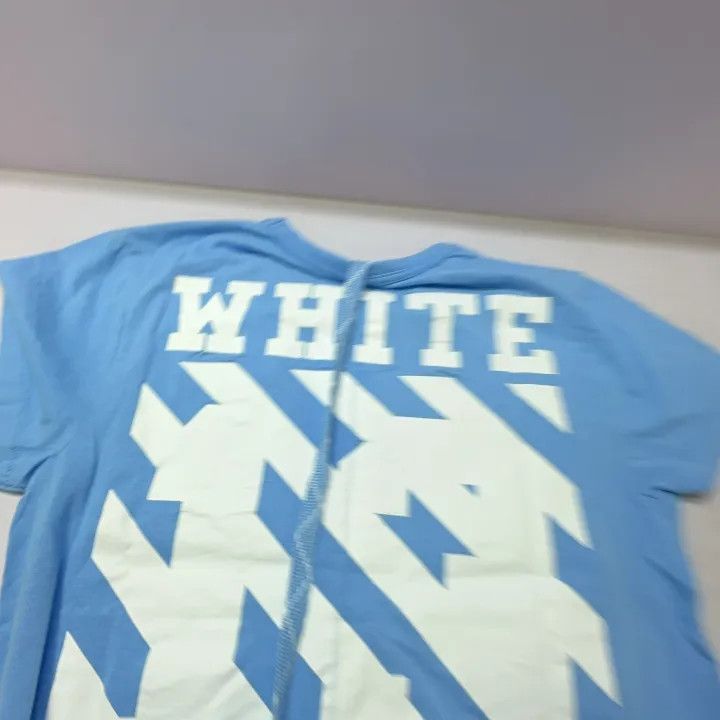 Off-White Off-White Blue Skull Painting T-Shirt 0079 Size US XXS / EU 40 - 7 Thumbnail