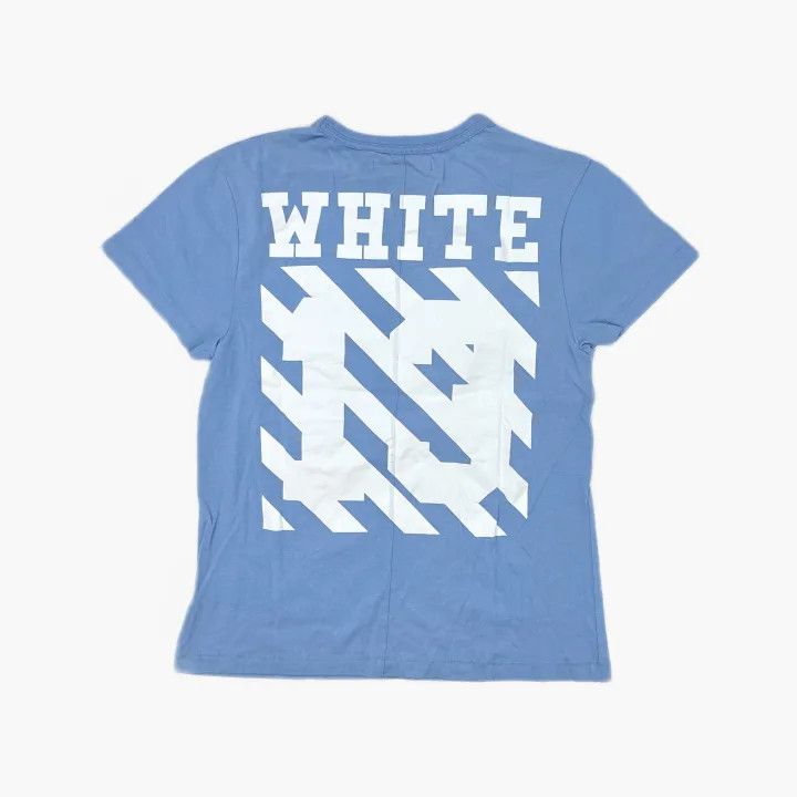 Off-White Off-White Blue Skull Painting T-Shirt 0079 Size US XXS / EU 40 - 3 Thumbnail