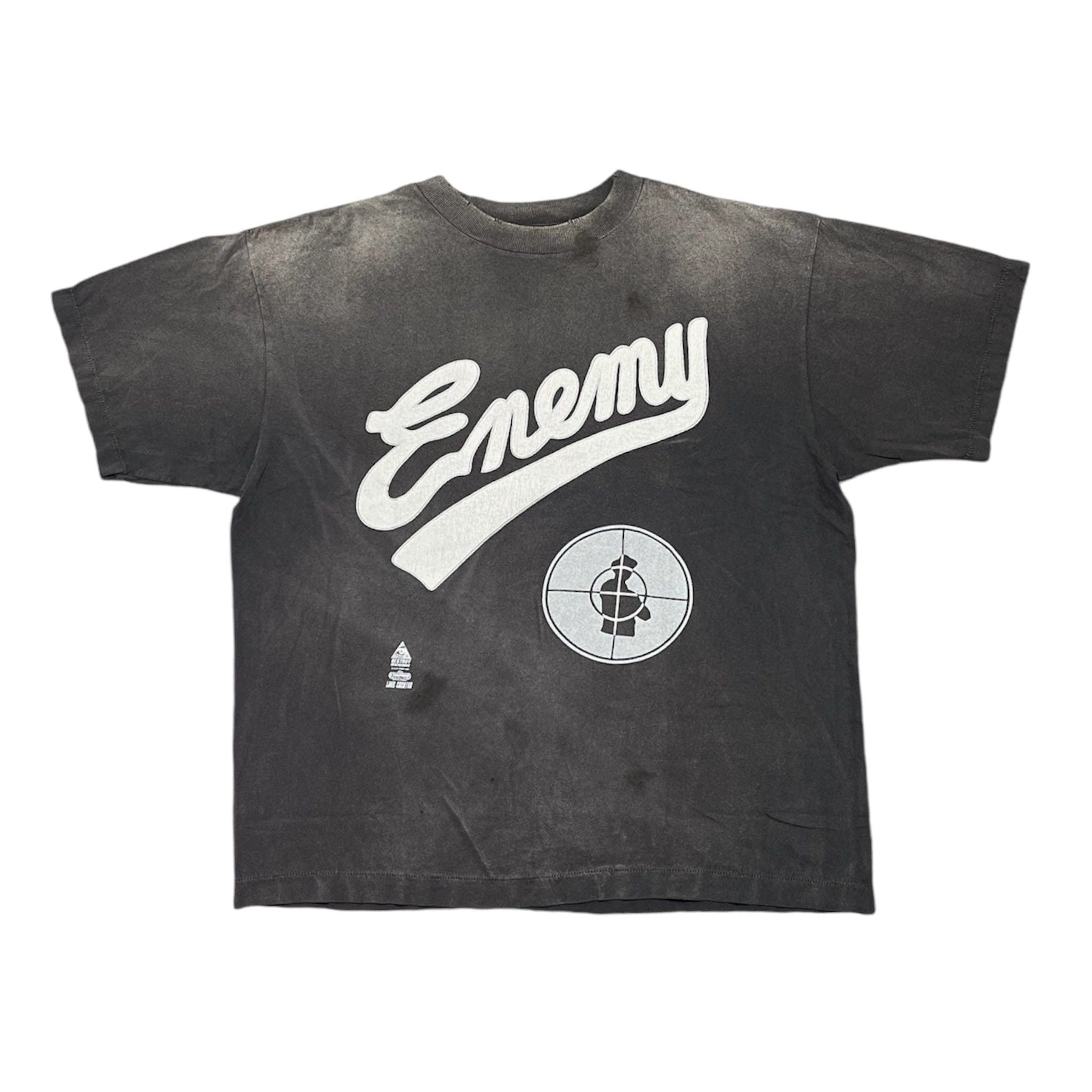 x Public Enemy Saint Enemy Short Sleeve Tee Shirt Black