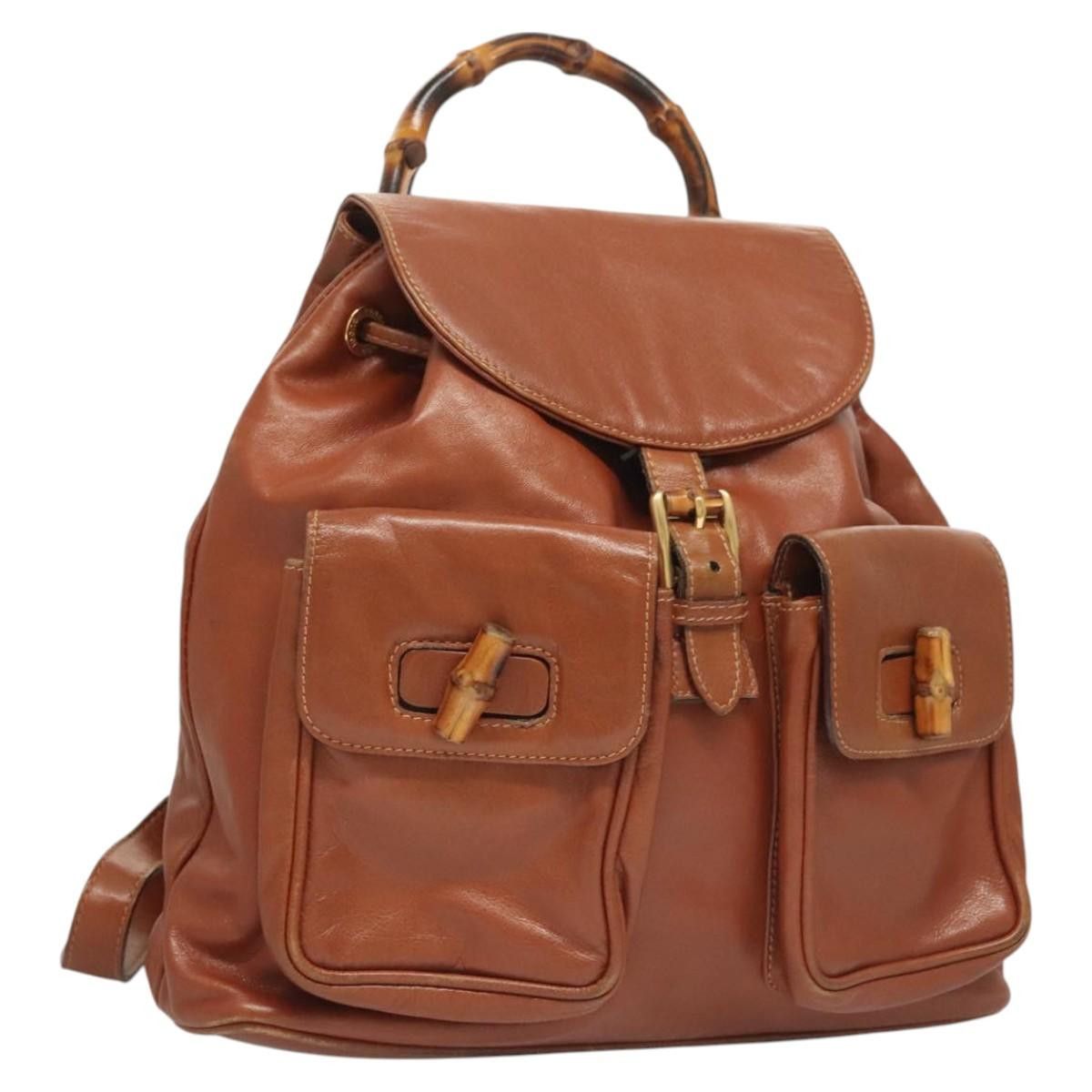 Gucci Gucci Bamboo backpack Size ONE SIZE - 16 Thumbnail