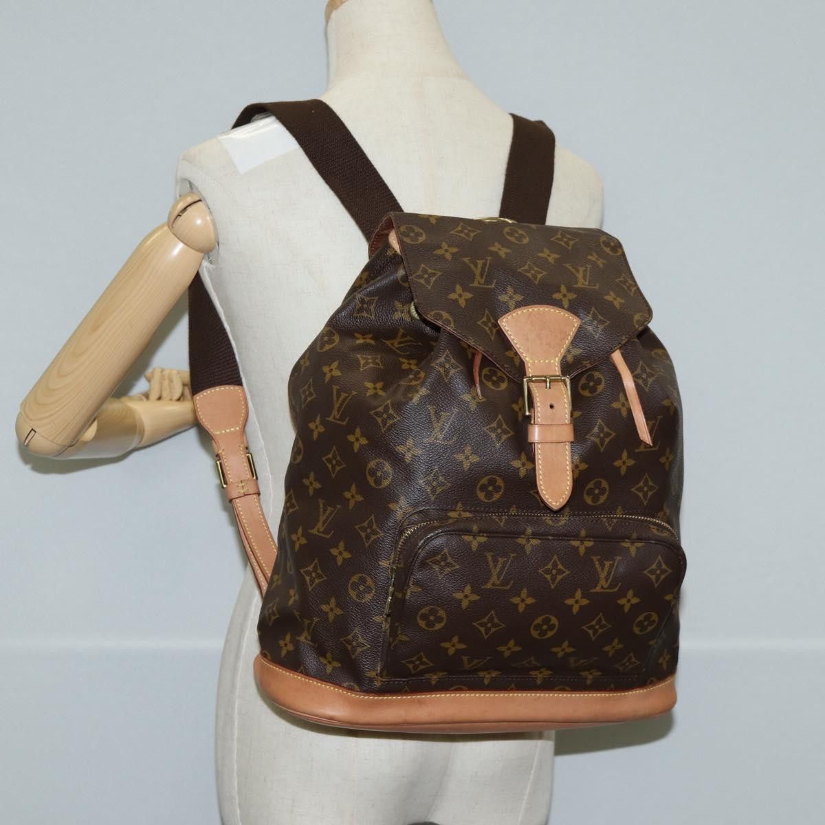 Louis Vuitton Louis Vuitton Montsouris GM backpack Size ONE SIZE - 16 Thumbnail