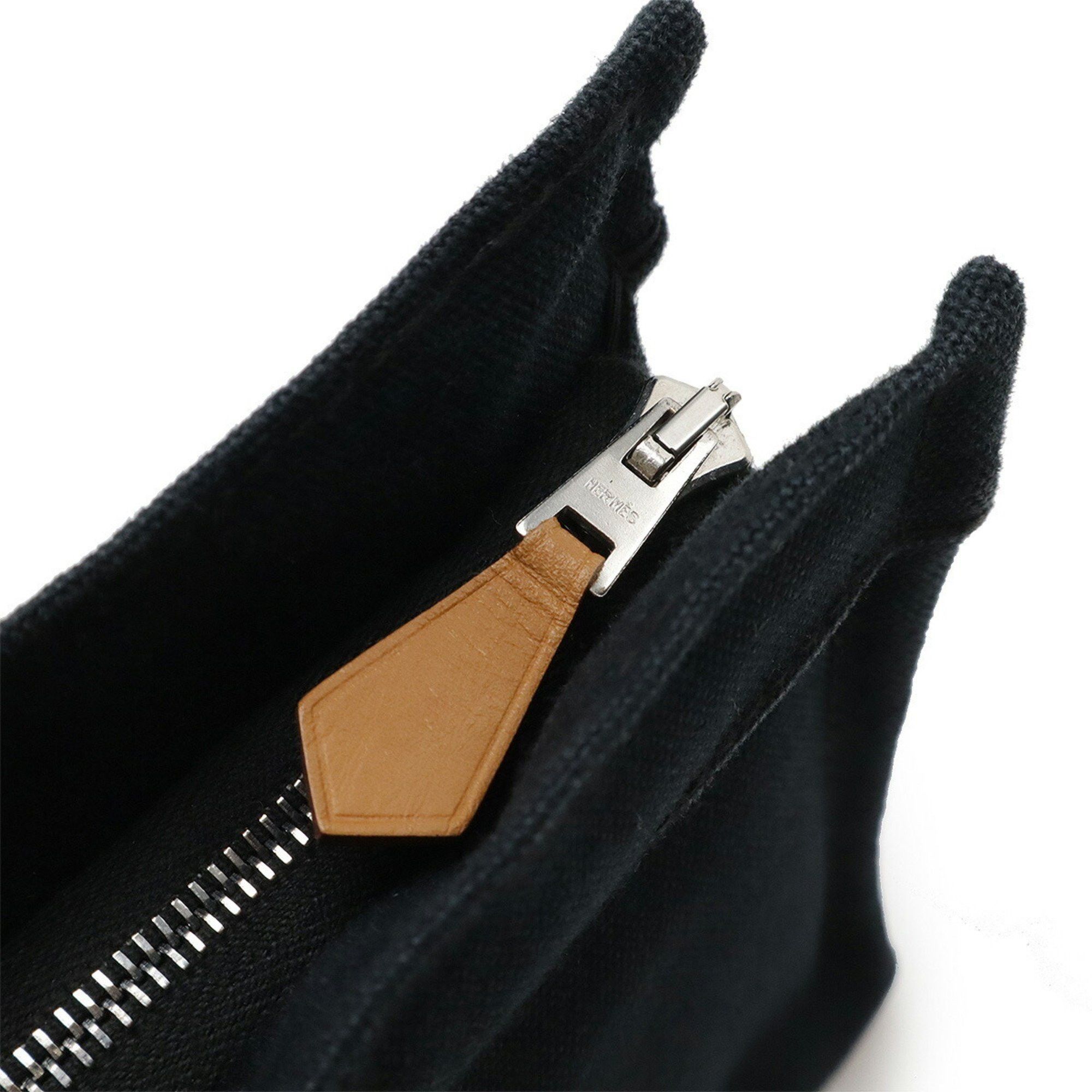 Hermes HERMES Deauville Pouch Travel Multi-Case Canvas Black Size ONE SIZE - 5 Thumbnail