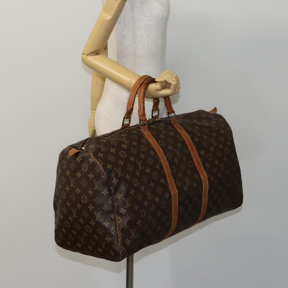 Louis Vuitton Louis Vuitton Keepall 55 travel Size ONE SIZE - 15 Thumbnail