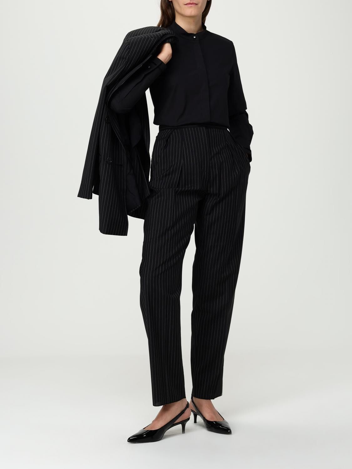Max Mara Max Mara Jacket Woman Black Size M / US 6-8 / IT 42-44 - 2 Thumbnail