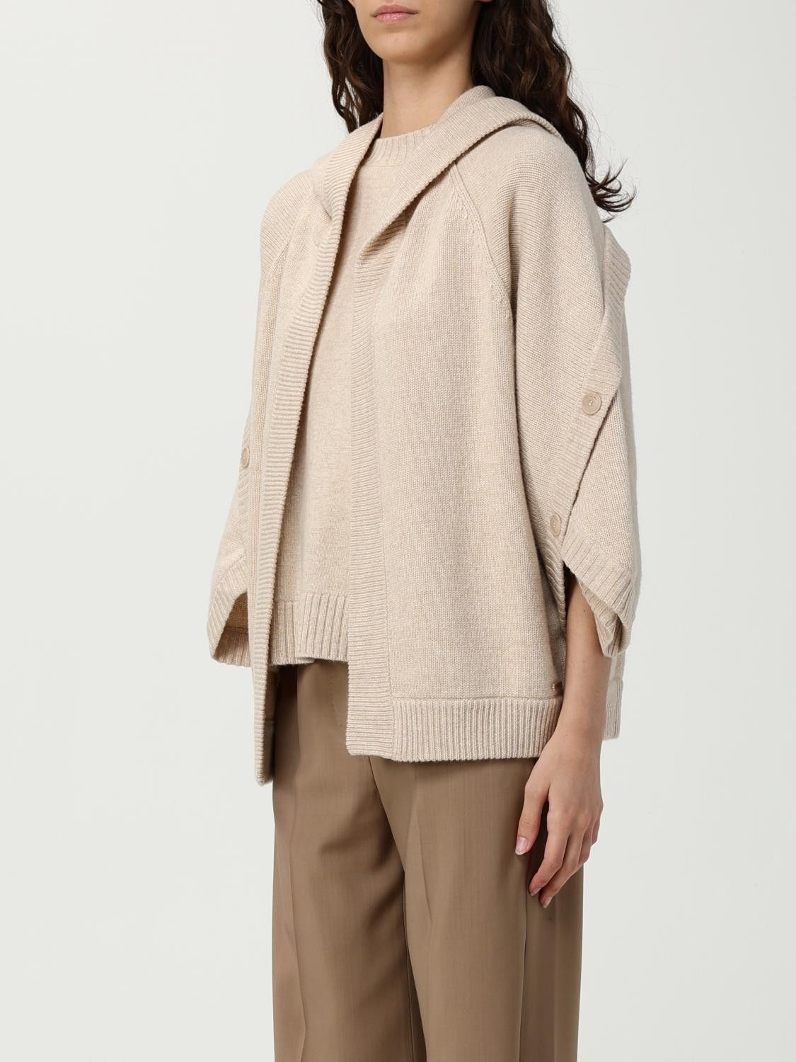Max Mara Max Mara Sweater Woman Sand Size S / US 4 / IT 40 - 4 Thumbnail