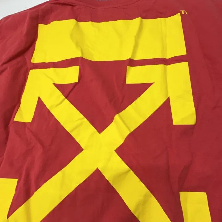 Off-White Off-White Red Short Sleeve T-Shirt 0079 Size US L / EU 52-54 / 3 - 5 Thumbnail