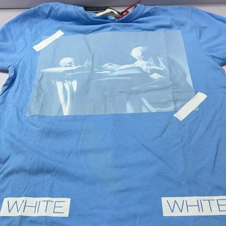 Off-White OFF-WHITE Skeleton Oil Painting T-Shirt 0079 Size US XXS / EU 40 - 8 Thumbnail