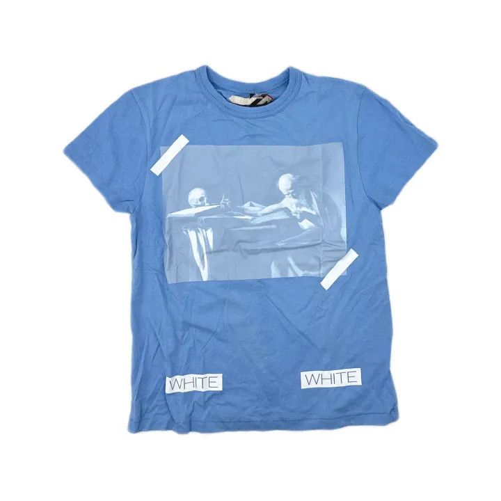 Off-White OFF-WHITE Skeleton Oil Painting T-Shirt 0079 Size US XXS / EU 40 - 2 Thumbnail