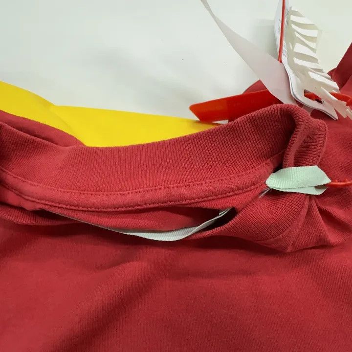 Off-White Off-White Red Short-Sleeve T-Shirt 0079 Size US XXS / EU 40 - 5 Thumbnail