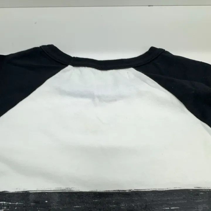 Off-White Contrast Sleeve Long Sleeve T-Shirt 0079