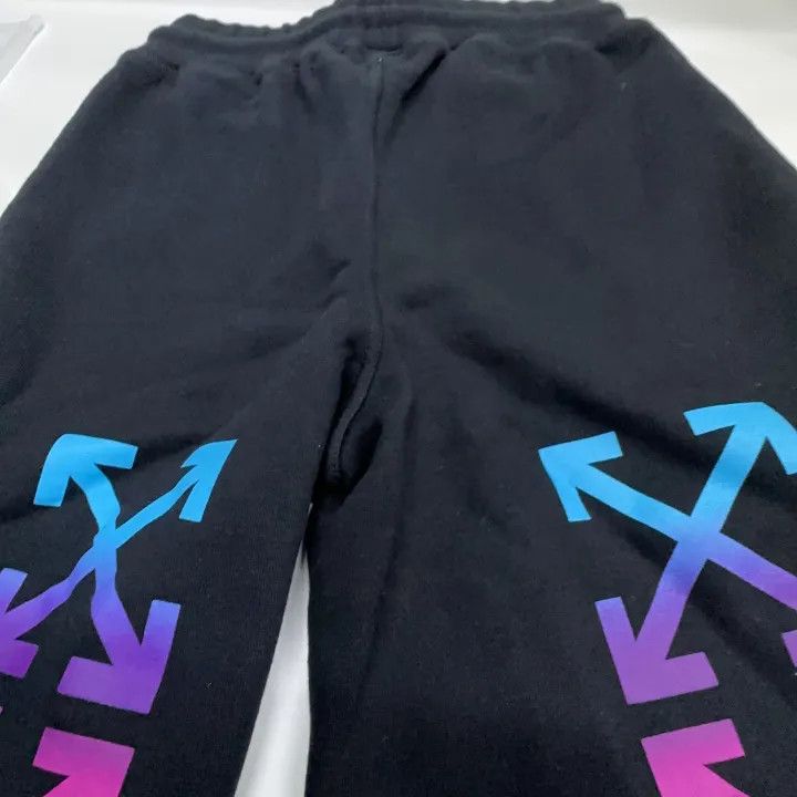 Off-White Off-White Logo Print Black Shorts 0079 Size US 26 / EU 42 - 4 Thumbnail