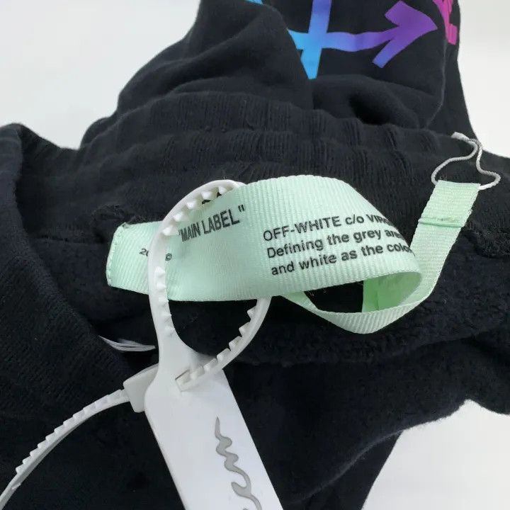 Off-White Off-White Logo Print Black Shorts 0079 Size US 26 / EU 42 - 3 Thumbnail