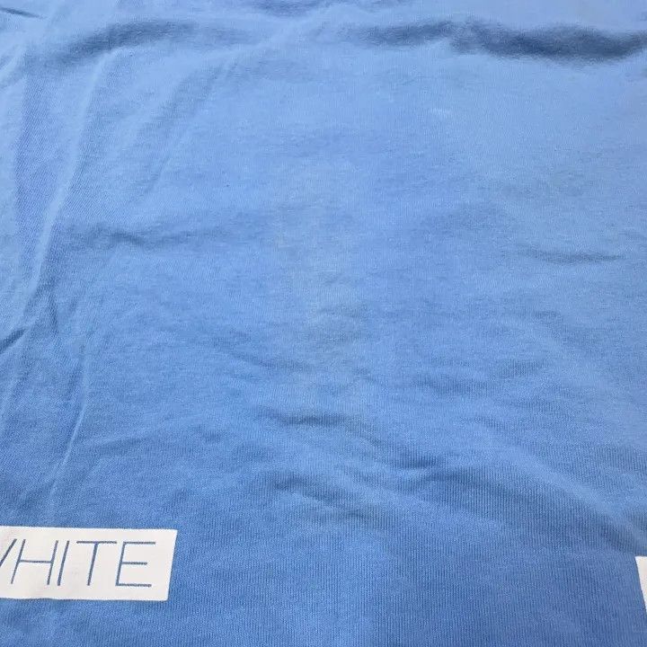 Off-White OFF-WHITE Blue Long Sleeve Striped T-Shirt 0079 Size US S / EU 44-46 / 1 - 8 Thumbnail